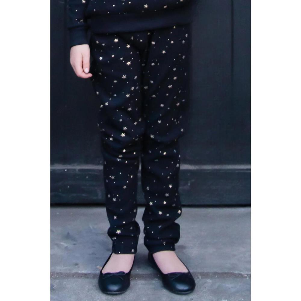 NEW EVA FRANCO girl's chia mini jogger in black star